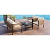 Chic Crate-Multi-Person Outdoor Sectional Sofa & Accent Table – Weatherproof Multi-Use (Garden, Balcony, Patio), Durable Design - 4 of 4