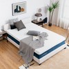 Costway 10'' Jacquard Hybrid Mattress Plush Gel Infused Memory Foam Bamboo Charcoal Queen - 4 of 4
