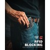 Mens-Wallet-Slim-Leather-RFID Blocking Wallet for Men Minimalist Bifold Credit Card Holder - 3 of 4