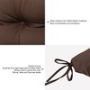 ARTPLAN All Weather Chair Outdoor Cushions Settee Loveseat Bench Cushions Set of 5 Wicker Tufted Pillow for Patio Outdoor Furniture - 4 of 4