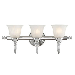 Savoy House Brunswick 3 - Light Vanity in  Chrome - 1 of 3