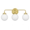 Quoizel Lighting Landry 3 - Light Vanity in  Satin Brass - 2 of 4