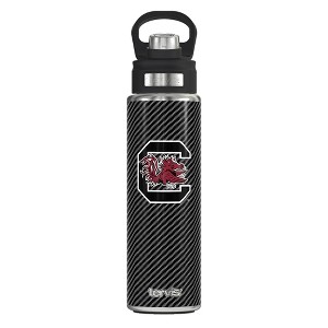 NCAA South Carolina Gamecocks Carbon Fiber Wide Mouth Water Bottle - 24oz - 1 of 3