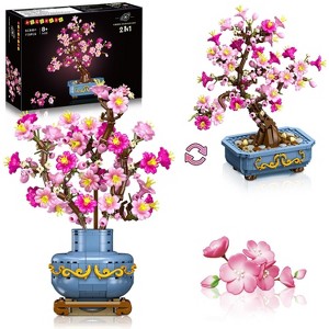 HOGOKIDS 775pcs Flowers Cherry-Blossom Bonsai Building Set Toy for Adults and Kids Aged 8+ - 1 of 4