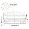 Unique Bargains 304 Stainless Steel Roasting Baking BBQ Grill Net 2 Pcs - 2 of 4
