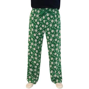 #followme Men's Microfleece Pajamas - Plaid Pajama Pants for Men - Lounge & Sleep PJ Bottoms