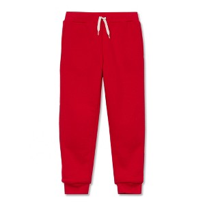 Lands' End Kids High Pile Fleece Lined Jogger Sweatpants - 1 of 4