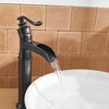 BWE Waterfall Single Hole Single Handle Bathroom Vessel Sink Faucet - 2 of 4
