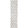 Cami Moroccan Style Diamond Shag Area Rug  - JONATHAN Y - image 2 of 4