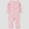 Carter's Just One You® Baby Girls' Panda Printed Sleep N' Play - Pink - 2 of 4