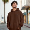 Dalix Astronaut Embroidery Relaxed Hoodie Soft Fleece Sweatshirt Drawcord Fit Lounge Mens - 4 of 4