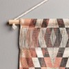 47" x 32" Large Holli Zollinger Native Coral Diamond Fiber Wall Hanging - Deny Designs: Bohemian Style, Rustic Texture - 3 of 4