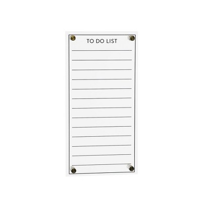 Melrose Acrylic Dry Erase To-Do List 13"H