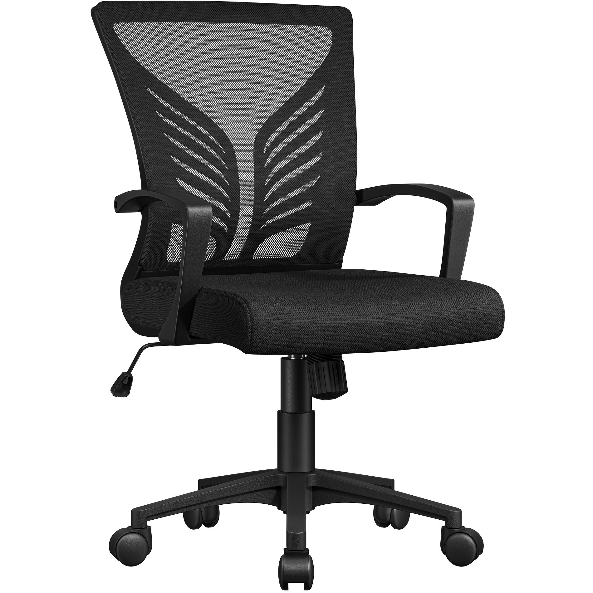 Yaheetech Adjustable Mesh Office Chair Computer Task Chair, Black