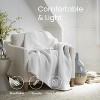Whisper Organics, 100% Organic Waffle Blanket, Breathable Lightweight Blanket, GOTS and Fairtrade Certified, White - Queen/Full - 4 of 4