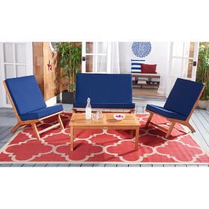Chaston 4 Piece Living Set - Indoor/Outdoor - PAT7044 - Safavieh - 1 of 4