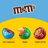 M&M's 12/24 Pack M&M's Milk Chocolate, M&M's Peanut & M&M's Peanut Butter Full Size Individually Wrapped Candy Packs Bulk Assortment - 2 of 4