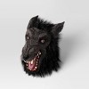 Adult Wolf Halloween Costume Mask Black - Hyde and EEK! Boutique™: Werewolf Mask - 2 of 3