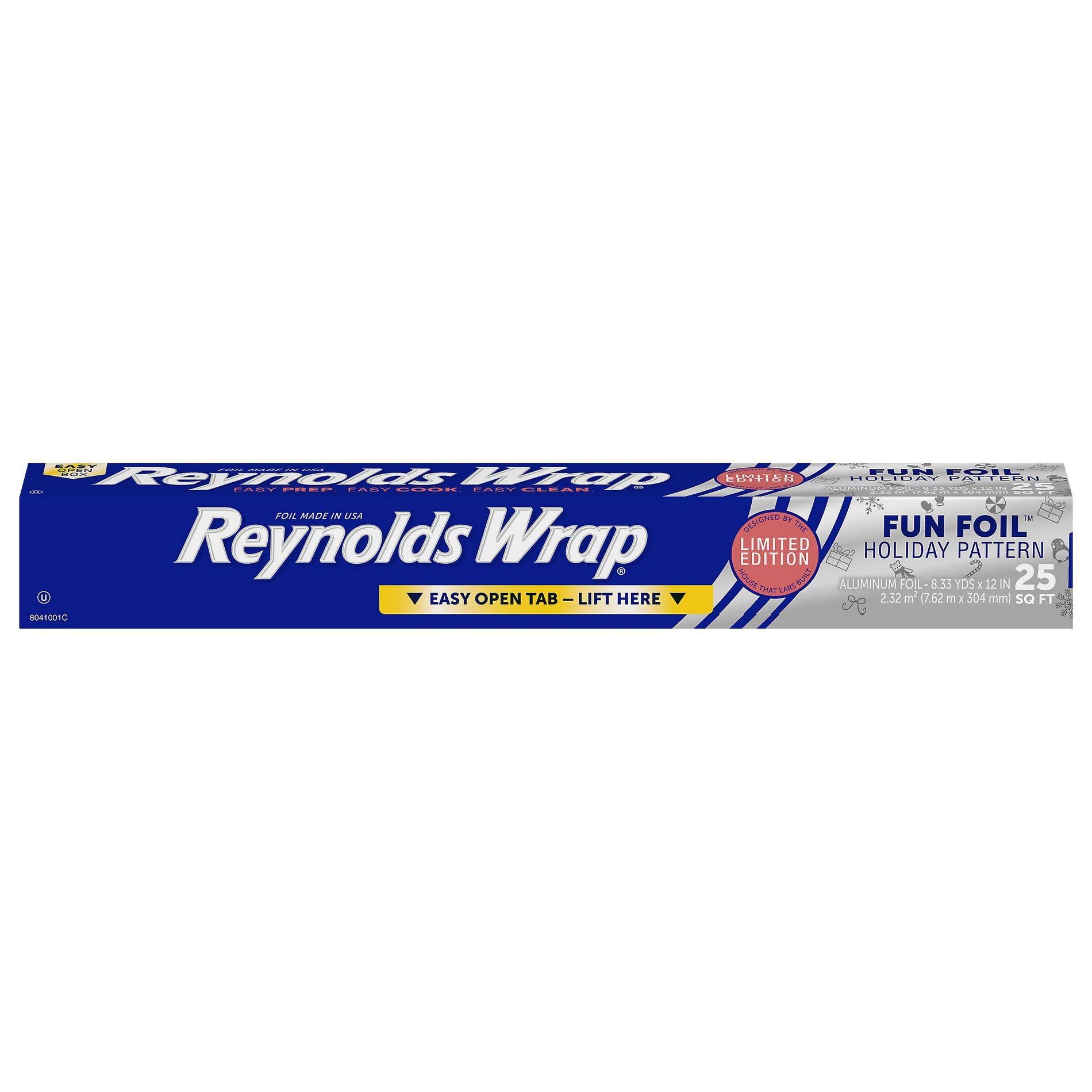 Reynolds Wrap Holiday Fun Standard Aluminum Foil - 25 sq ft