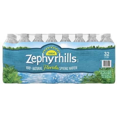 Zephyrhills 100% Natural Spring Water - 32pk/16.9 fl oz Bottles