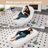 Lycvki Floor Lounge Chair with 5 Adjustable Positions Plush - 3 of 4