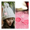 Unique Bargains Heart Shaped Crochet Applique Patches Pink 10pcs - 4 of 4