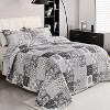 Rural style Quilted Bedding Set (3-Piece Set) - Art Style, Cotton - 2 of 4