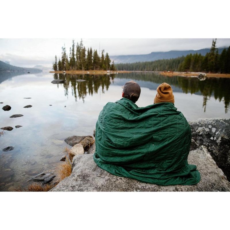 Kammok Mountain Blanket, Convertible and Wearable Sleeping Bag, Waterproof Microfleece, Ripstop Nylon, With Stuff Sack, For Camping, 6 of 9