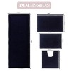 Home Weavers Luxury Collection 100% Cotton Tufted Bathroom Rug Set, Non-Slip Latex Bath Rug Set - 3 of 4