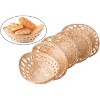 Vintiquewise Set of 5 Natural Bamboo Oval Storage Bread Basket Storage Display Trays - 2 of 4