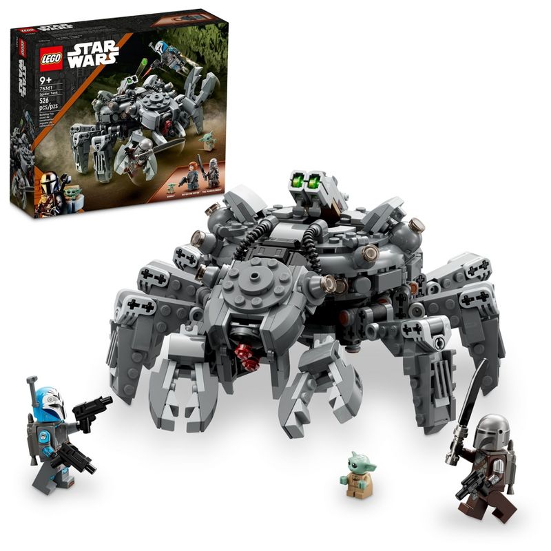 LEGO Star Wars: The Mandalorian Spider Tank Building Toy Set 75361, 1 of 8