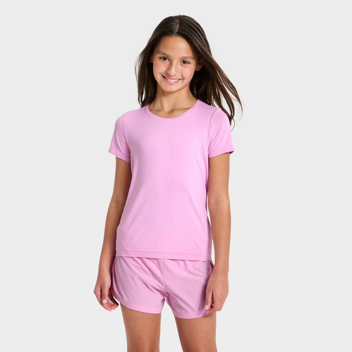 Girls' Seamless Run Active T-Shirt - All In Motion™ - thumbnail 4