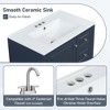 Lyngins 30" Freestanding Bathroom Vanity with Sink, Soft Close Door with Shelf & 3 Drawers, Modern Bathroom Storage Cabinet with Ceramic Sink - 3 of 4