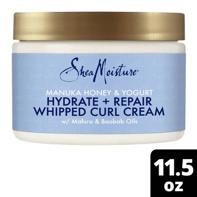 SheaMoisture Manuka Honey + Yogurt Hydrate + Repair Whipped Curl Cream - 11.5oz