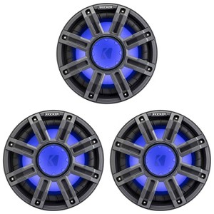 Kicker (3) 51MWF104 - MWF 10-Inch Premium Marine Subwoofer (free-air) 4-ohm Bundle - 1 of 4
