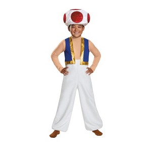 Disguise Boys' Deluxe Super Mario Bros. Toad Costume - 1 of 2