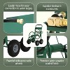 FDW Hose Reel Hold Up To 300 Ft Heavy Duty Garden Hose Reel for Garden Lawn Yard - 4 of 4