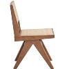 PAGED Outdoor Chairs Wicker Patio Dining Chairs with Water-Resistant Cushions and Woven Finish for Patio, Garden, Yard - 3 of 4