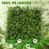 12 Pcs 20" x 20" Grass Wall Panels, Artificial Hedge Panels Greenery Wall - 2 of 4
