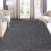 Area Rug for Living Room Bedroom Modern Solid Indoor Carpet Non-Slip Low Pile Machine Washable Kids Room Accent Simple Carpet No-Shedding - 4 of 4