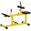 Soozier Adjustable Steel Seated Calf Raise Exercise Strength Training Gym Equipment, Yellow - 4 of 4