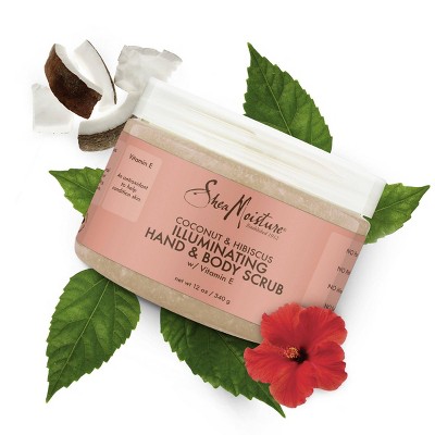 SheaMoisture Coconut &#38; Hibiscus Illuminating Hand and Body Scrub - 12oz_1