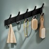 Unique Bargains Wall Mount Coat Rack with Hooks Used for Hanging Hat Towel Bathrooms - 2 of 4