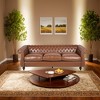 SKRAN 3-Seater Sofa with Rolled Arms,Featuring Upholstery,Offering Timeless Elegance and Luxurious Comfort for Your Living Space - 4 of 4