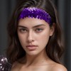 Unique Bargains Women's Elastic Band Sequins Headbands 1 Pc - 2 of 4