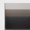 Medium Plastic Desktop Organizer Dark Gray - Brightroom™: Office Supplies & Desk Organization Set, 7" H x 9" D x 6" W - 3 of 3