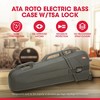 SKB ATA Roto Molded Electric Bass Guitar Hard Case with TSA Locking Latches, Wheels for Easy Transport and Ergonomic Handle, Black - 2 of 4
