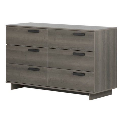 Cavalleri 6 Drawer Double Dresser Gray Maple - South Shore - image 1 of 4