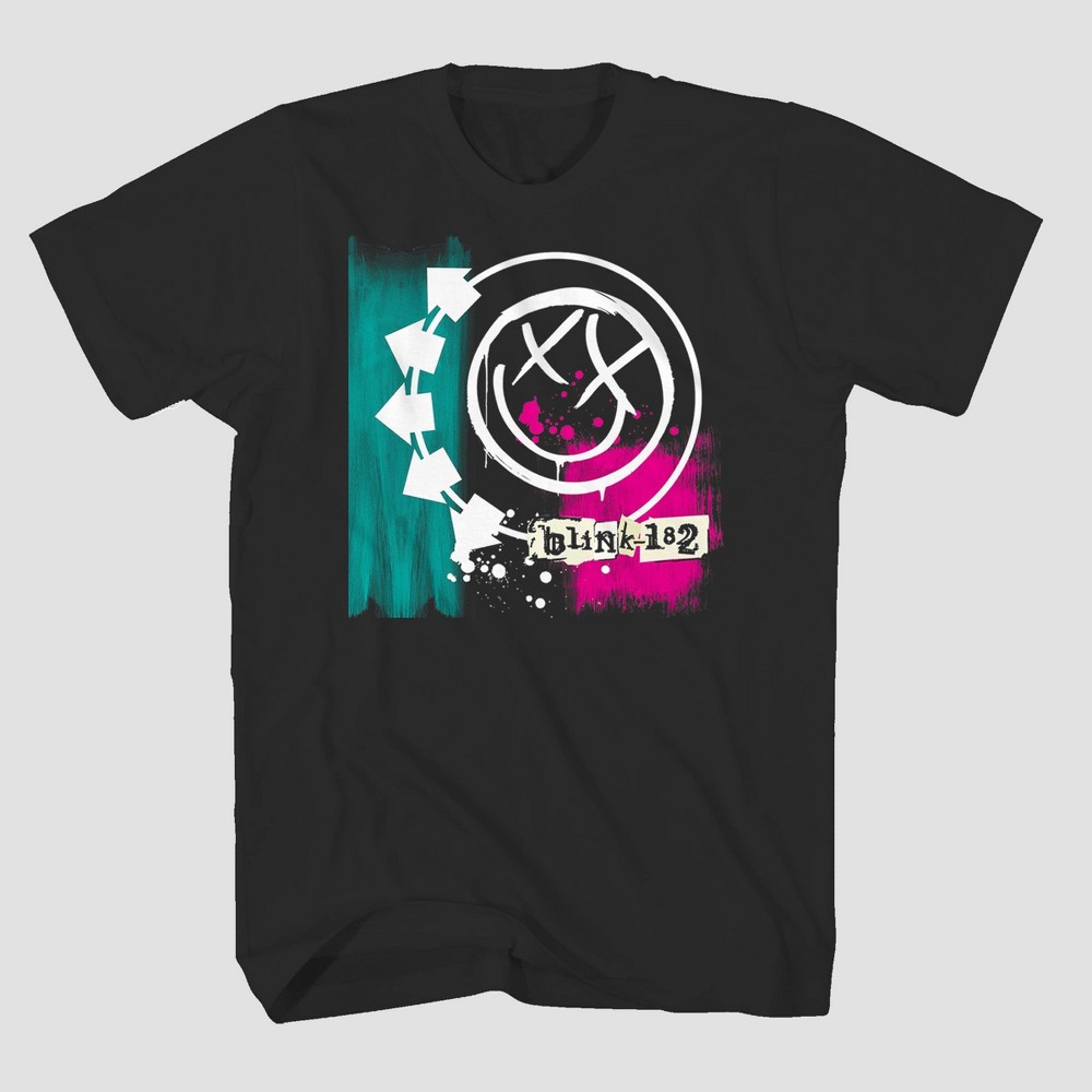 Blink 182 Black Graphic T-Shirt - 2XL