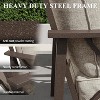 Heynemo Outdoor Patio Furniture Set, 2 Piece Patio Conversation Set, Metal Furniture Set with 3 seat Sofa - 2 of 4